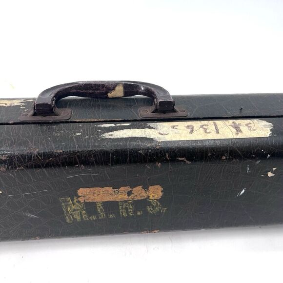 Antique Circa 1940s Cundy-Bettoney Three Star Metal Clarinet With Case - Picture 14 of 16